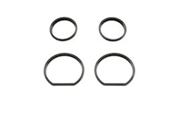 Harley-Davidson® Instrumentenblenden-Set – Glanzschwarz