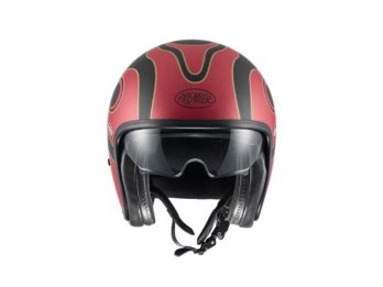 Harley Davidson © Premier Vintage Helm, schwarz/rot 