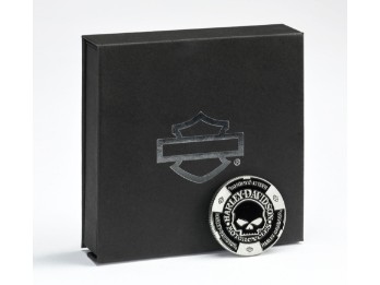 Harley-Davidson® ICONS Willie G Skull Limited Edition Metall Pokerchip