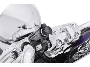 Harley-Davidson® Zusätzlicher Stromanschluss – Lenkermontage