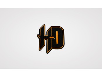 Harley-Davidson® Aufnäher "H-D Black & Orange"