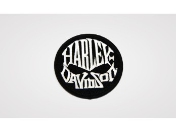 Harley-Davidson® Aufnäher "Skull Text Round"