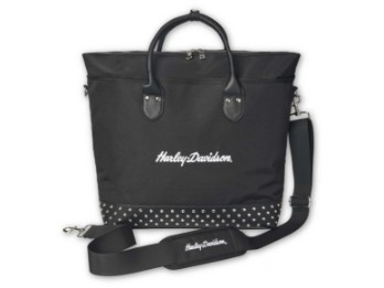 Harley-Davidson® Tasche Women's 3D H-D Script Studded Overnight Tote