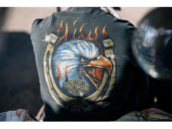 Harley-Davidson® Dickies x HD Heavyweight Flaming Eagle T-Shirt