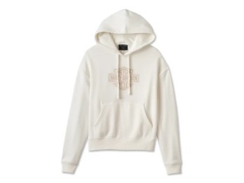 Harley-Davidson® Oversized Washed Bar & Shield Hoodie für Damen