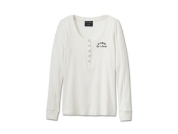 Harley-Davidson® Henley-Langarmshirt für Damen