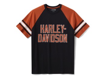 Harley-Davidson® H-D Essential Sleeve Stripe Raglan Herren T-Shirt