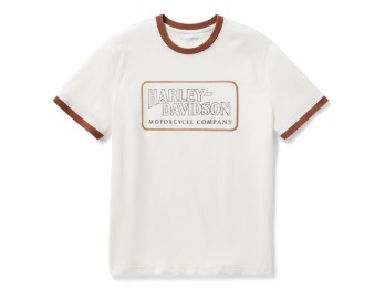 Harley-Davidson® Herren T-Shirt Vintage Drop H Ringer