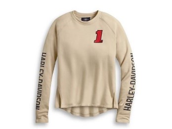 PULLOVER-HD ONE,L/S,KNT,OFF WH
