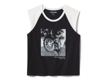 Harley-Davidson® Damen Raglan-Tanktop Vintage Archival Photo