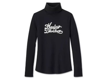 Harley-Davidson® Rollkragen-Shirt Superstar Milwaukee Rib für Damen