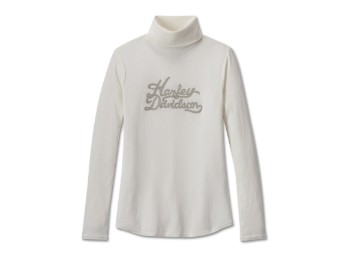 Harley-Davidson® Rollkragen-Shirt Superstar Milwaukee Rib für Damen
