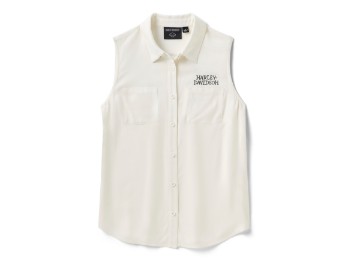 Harley-Davidson® Willie G Skull Bling Sleeveless Blusen-Shirt