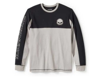 Harley-Davidson®  Longsleeve Willie G Skull Colorblock