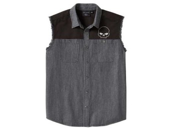 Harley-Davidson®  Blowout ärmelloses Hemd Willie G Skull