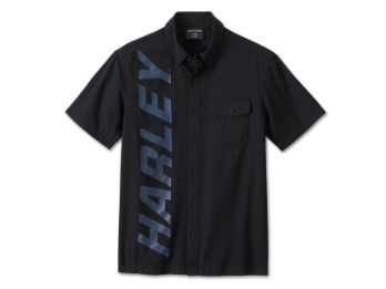 Harley-Davidson® Kurzarm-Hemd "Highside Mechanic" für Herren, schwarz