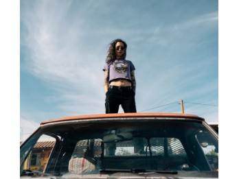 Harley-Davidson® Dickies x HD Flaming Eagle Boxy Crop Tee