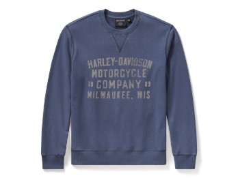 Harley-Davidson® Sweatshirt Washed Crewneck 