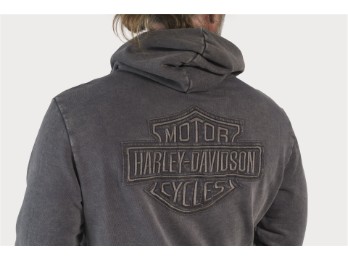 Harley-Davidson© Hoodie "Kickstart" für Herren, grau