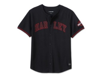 Harley-Davidson® Kurzarm-Hemd "Hometown Baseball"  für Herren