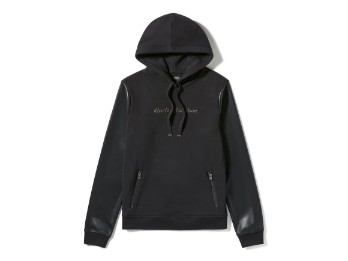 Harley-Davidson® Kapuzenpullover mit Kunstlederärmeln 