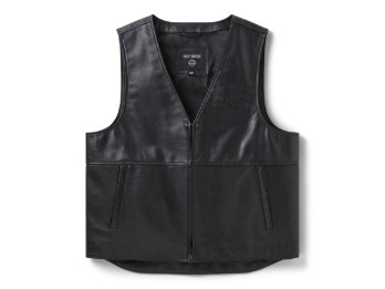 Harley-Davidson® Willie G Skull Reflective Herren Lederweste