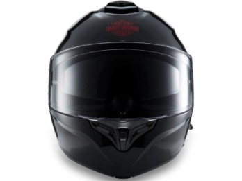 Harley Davidson © Outrush-R N03 Bluetooth Modular Helm Damen und Herren, schwarz