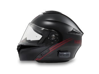 Harley-Davidson® Outrush-R N03 Bluetooth Modular Helm Damen und Herren, schwarz