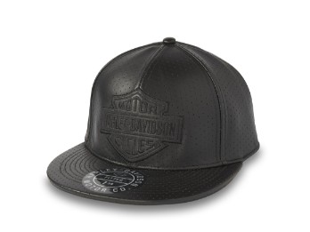 Harley-Davidson® Fitted Leather-Cap für Herren