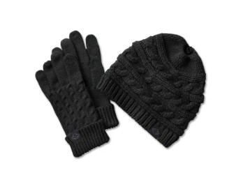 Harley-Davidson® Ponytail Beanie Gift Set