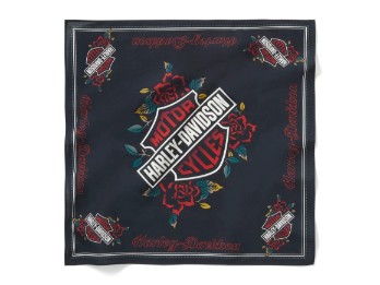 Harley-Davidson® Serpent Rose Bandana