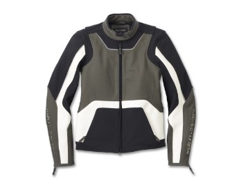Harley-Davidson Ace-Mischleder-Funktionsjacke für Damen