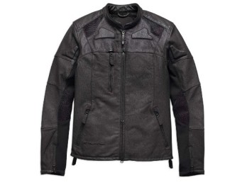 Harley Davidson © Slim-Fit-Lederjacke für Herren, schwarz