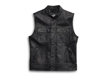 Harley-Davidson® Herren Lederweste Foster
