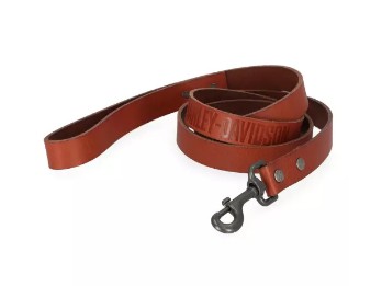 Harley-Davidson®  Leder Hundeleine 152cm cognac braun