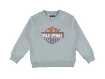 Harley-Davidson® Glitzer Bar & Shield Rundhalspullover für Mädchen