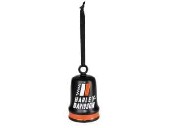 Harley-Davidson® "H-D Racing Stripes Ride Bell", schwarz orange weiß