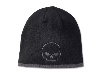 Harley-Davidson® Beanie Strick-Mütze "Willie G Skull" für Herren, schwarz