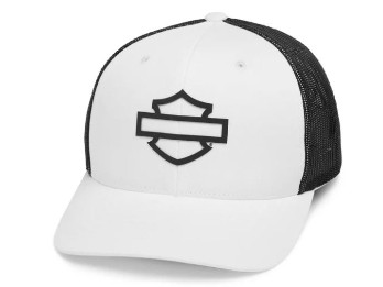 Harley-Davidson® Trucker Cap, weiß/schwarz