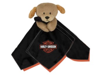 Harley-Davidson® Baby und Kids Bar & Shield „Cuddles“ Doggy Plüsch mit Tuch