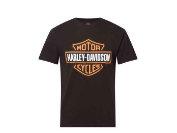 Harley-Davidson® Dealer T-Shirt "B&S Orange on Black / Moin"