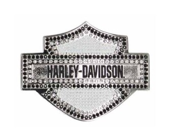 Harley-Davidson® Bar & Shield Gürtelschnalle mit Strass