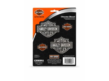 Harley-Davidson® Chrome Aufkleber Set