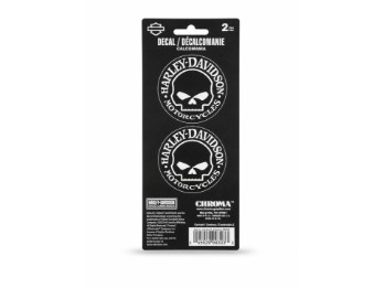 Harley-Davidson® Skull Vinyl-Aufkleber Set