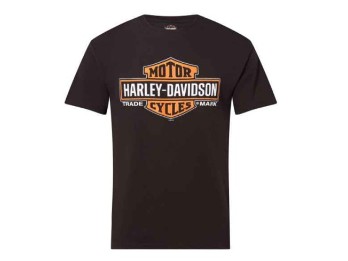 Harley-Davidson® Dealer T-Shirt Elongated B&S schwarz