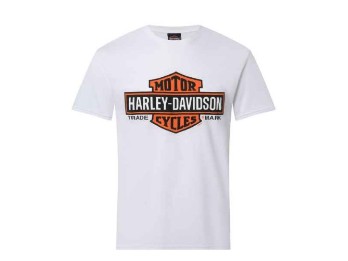 Harley-Davidson® Dealer T-Shirt Elongated B&S weiß