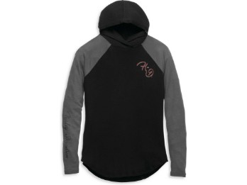 Harley-Davidson® Hoodie-Shirt mit Baseball-Saum