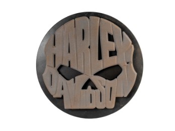 Harley-Davidson® Skull Metall-Wanddekoration
