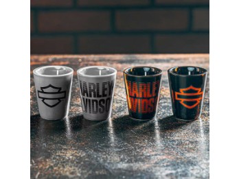 Harley-Davidson® Open B&S Fade Schnapsglas-Set