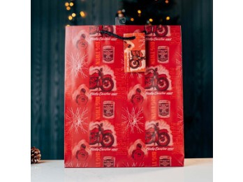 Harley-Davidson® Große Geschenktüte mit Biker-Santa